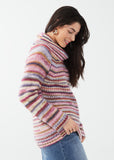 FDJ sweater 1230796, cowl neck space dye