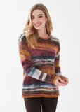 FDJ sweater 1279874, boatneck space dye