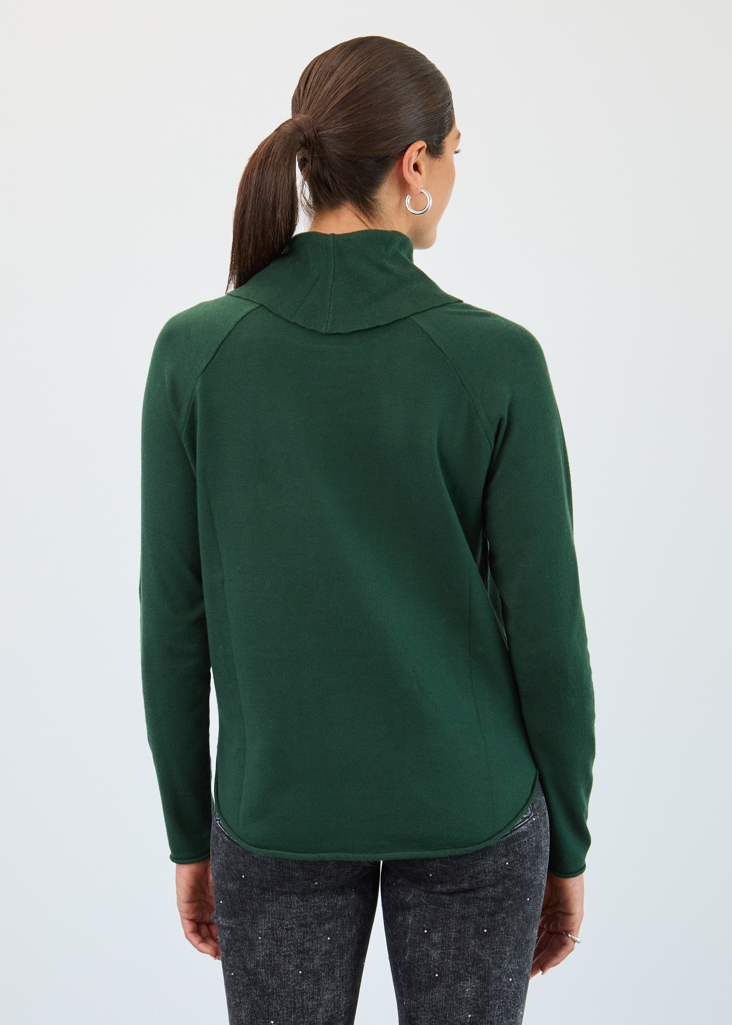 FDJ sweater 1492212, cowl neck with pockets