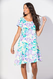 Escape by Habitat dress, ruffle-hem print SALE Size S