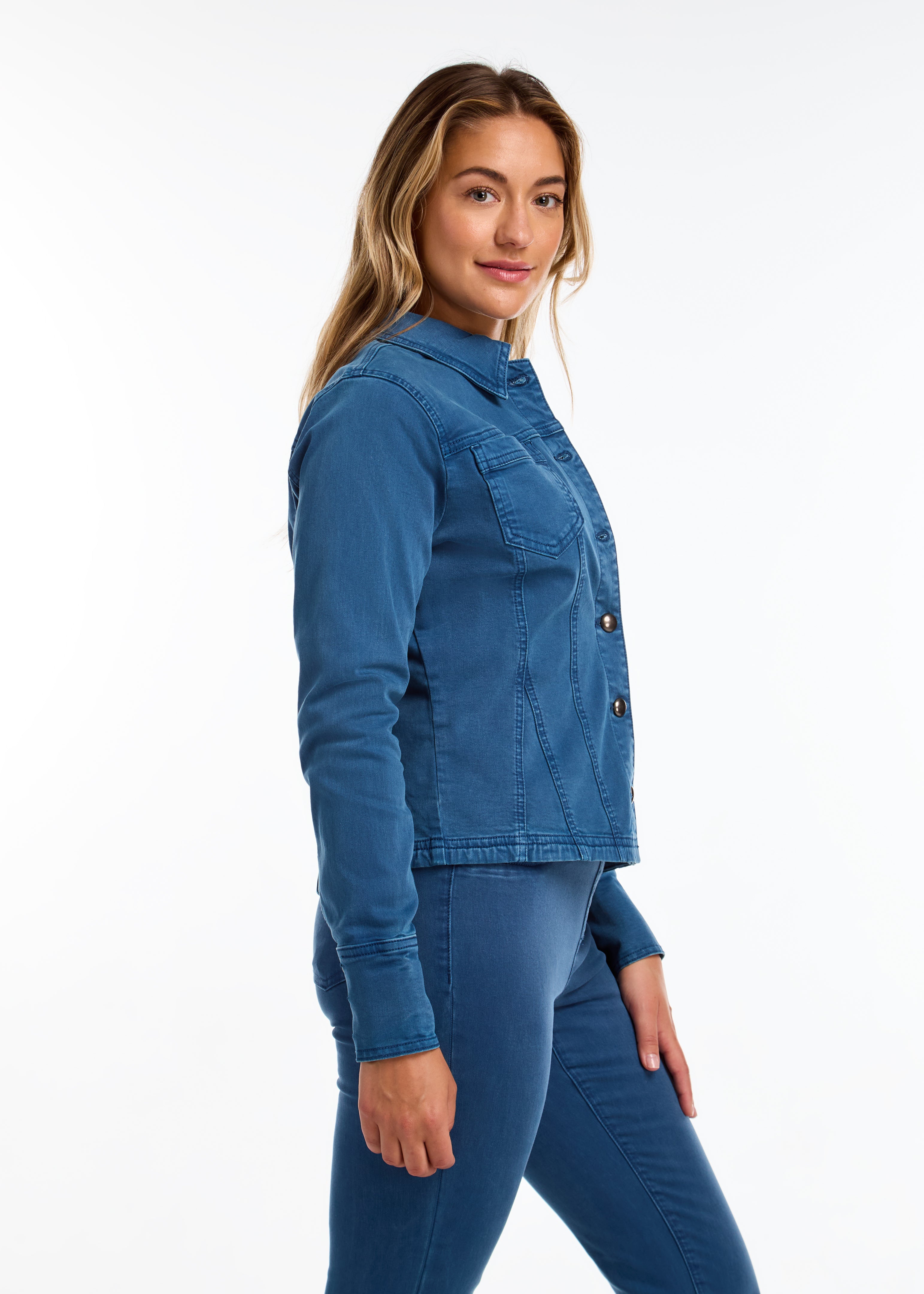 FDJ jacket/coat 1602511, flare crop twill