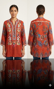 All About Her shirt 4004, embroidered