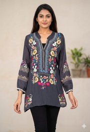 All About Her tunic 1795, embroidered