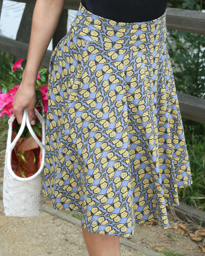 Effie's Heart Carnaby skirt, Monarch print