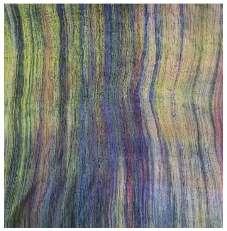 Lua scarf, watercolor silk