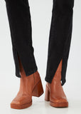 FDJ Olivia straight jeans 2480872, front slit hem