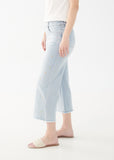 FDJ pull-on jeans 2538669, embroidered wide crop