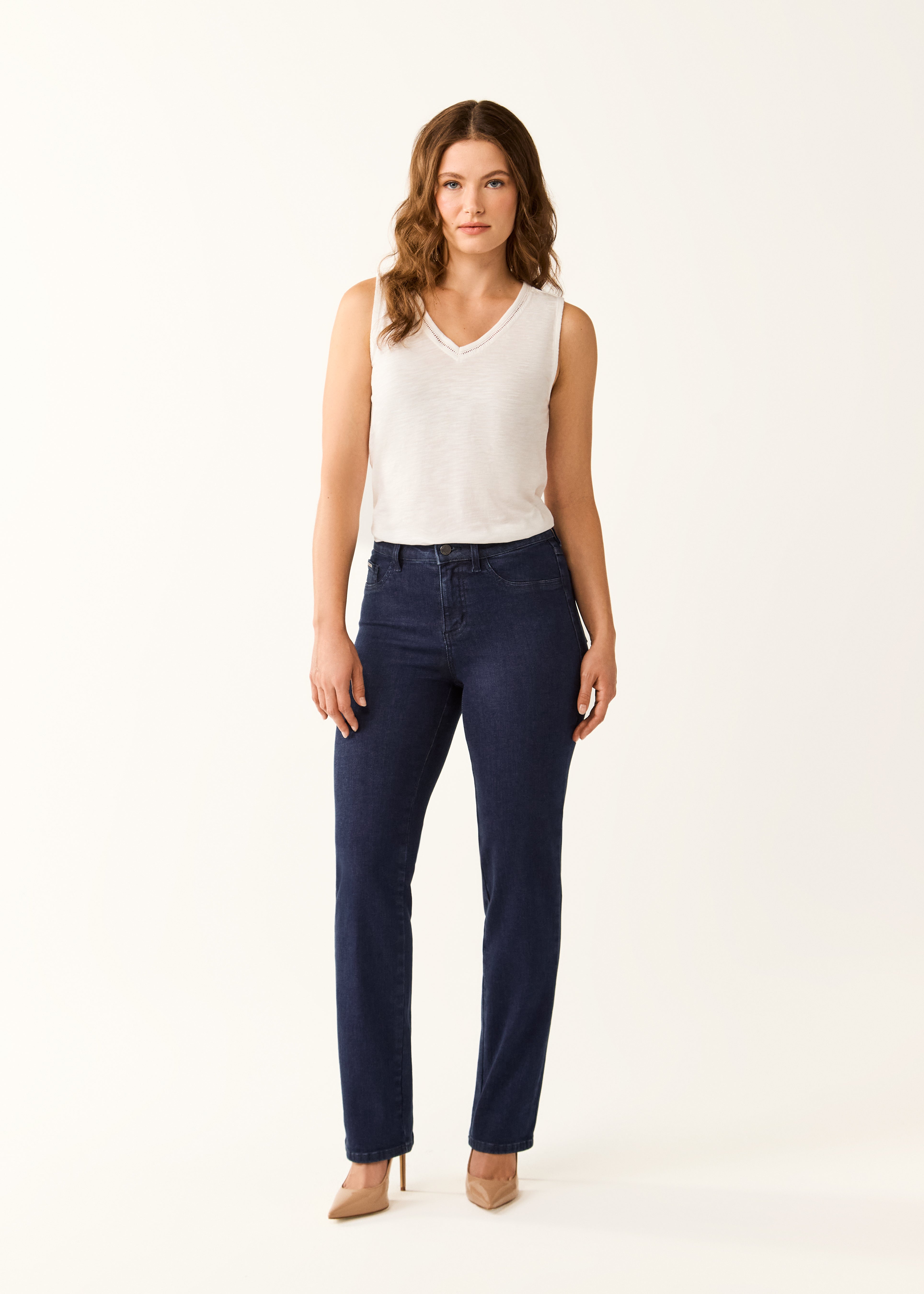 FDJ Olivia straight leg jeans 2555862, Beyond Denim