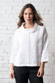 Olivia by Habitat shirt 260136, linen cowl