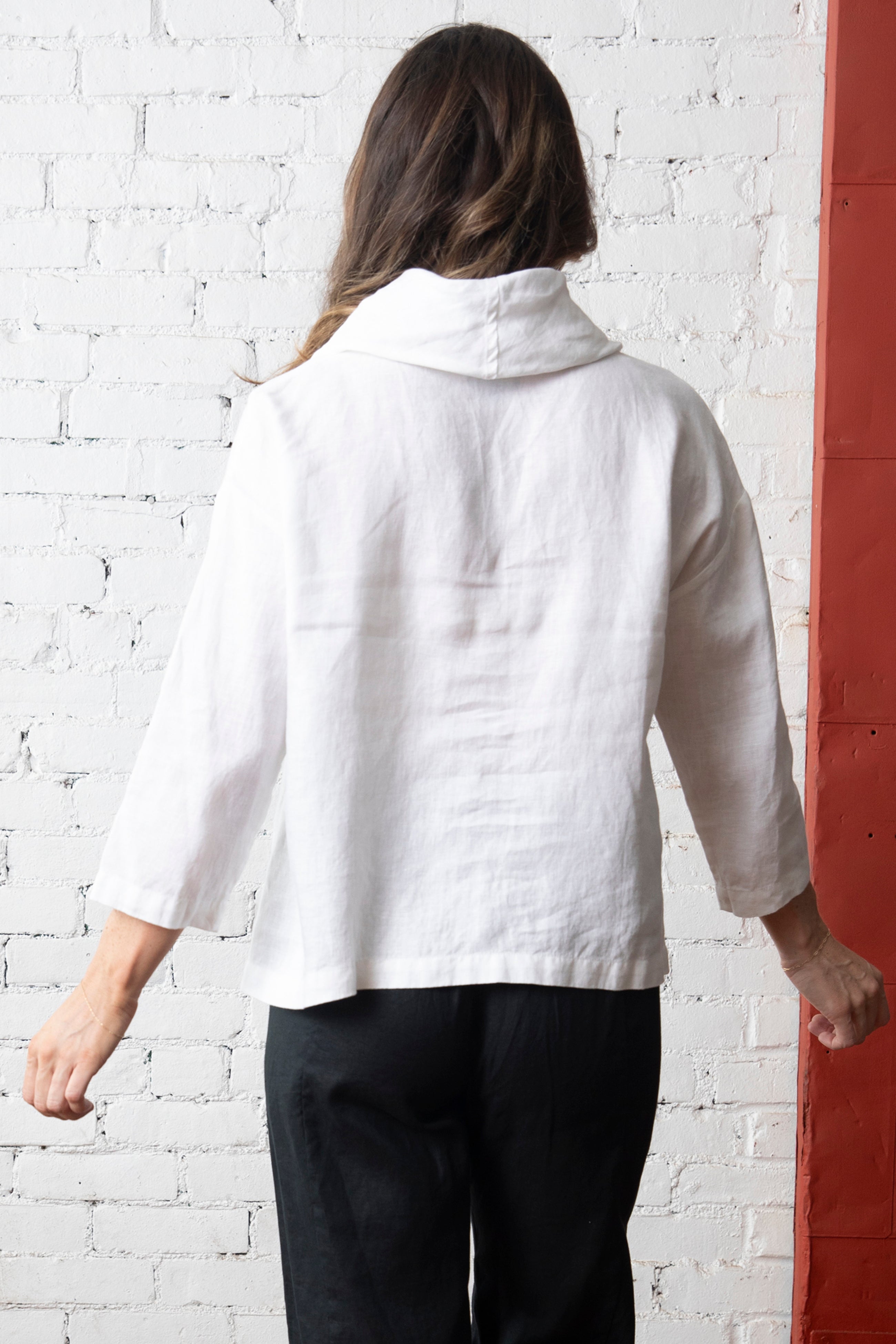 Olivia by Habitat shirt 260136, linen cowl