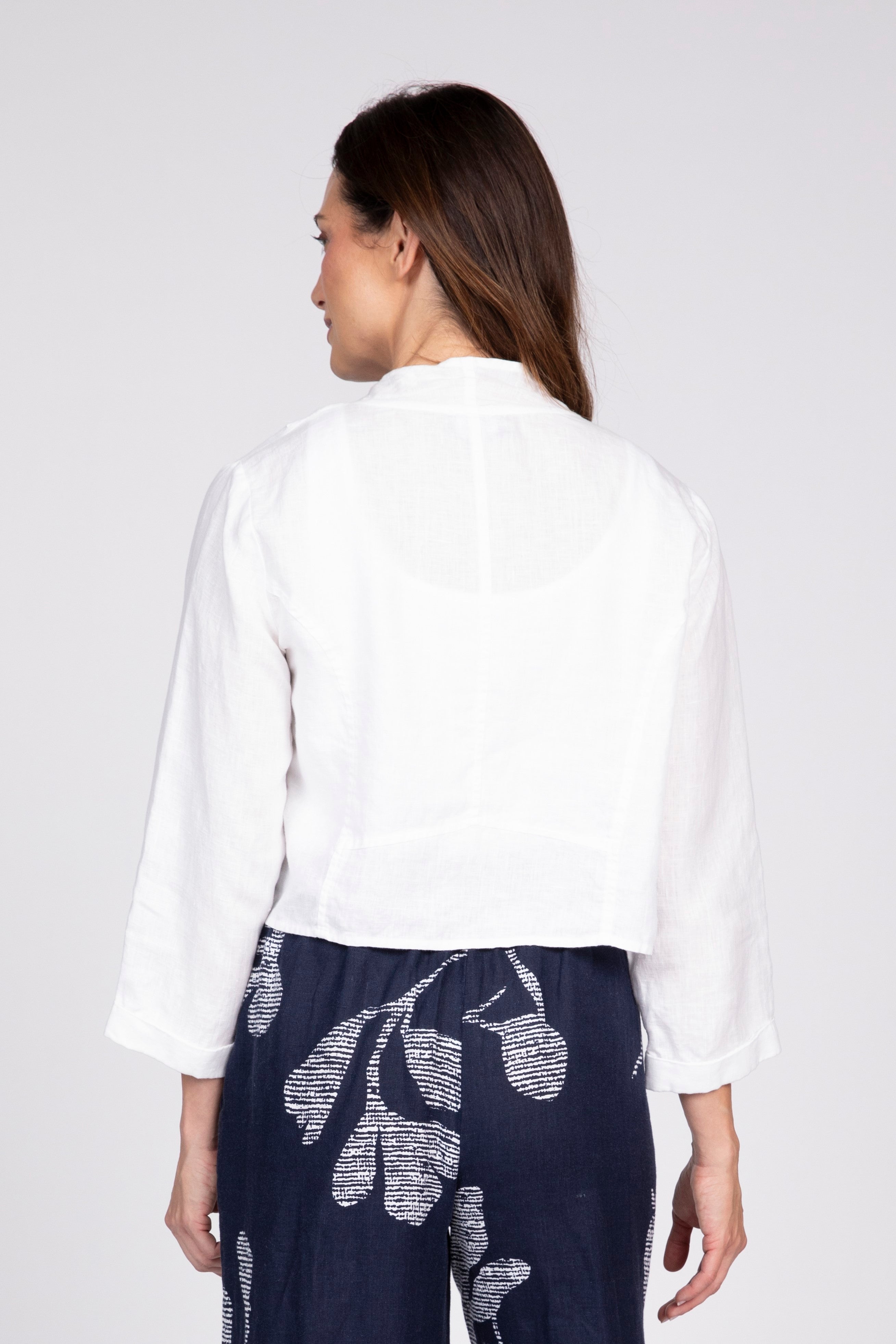 Olivia by Habitat jacket 260439, linen navy solid