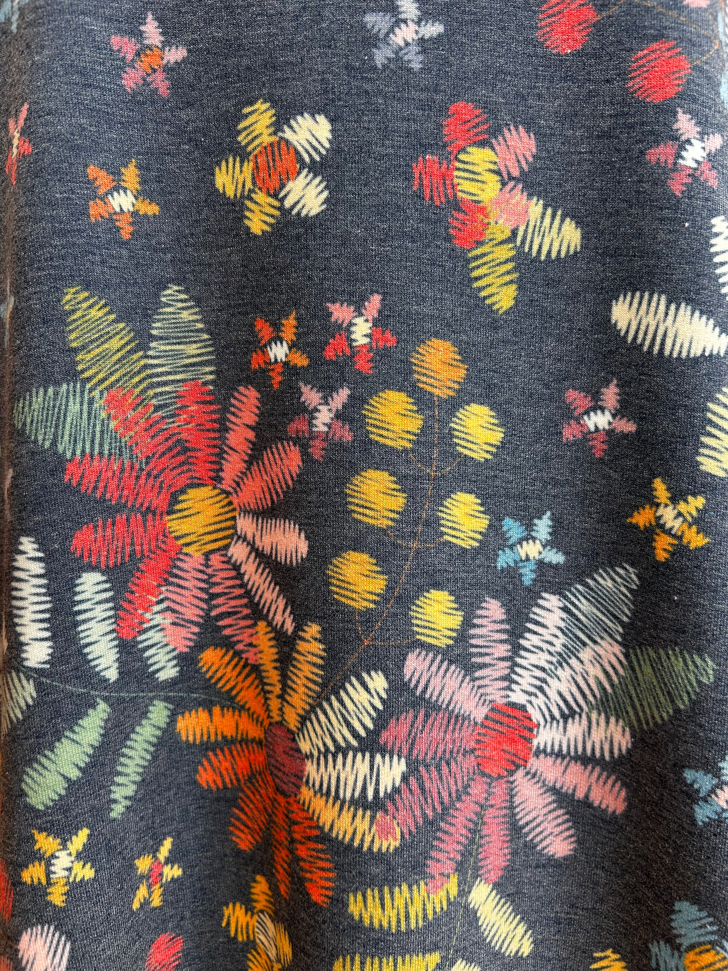 Nally & Millie shirt N306750D, french terry high low