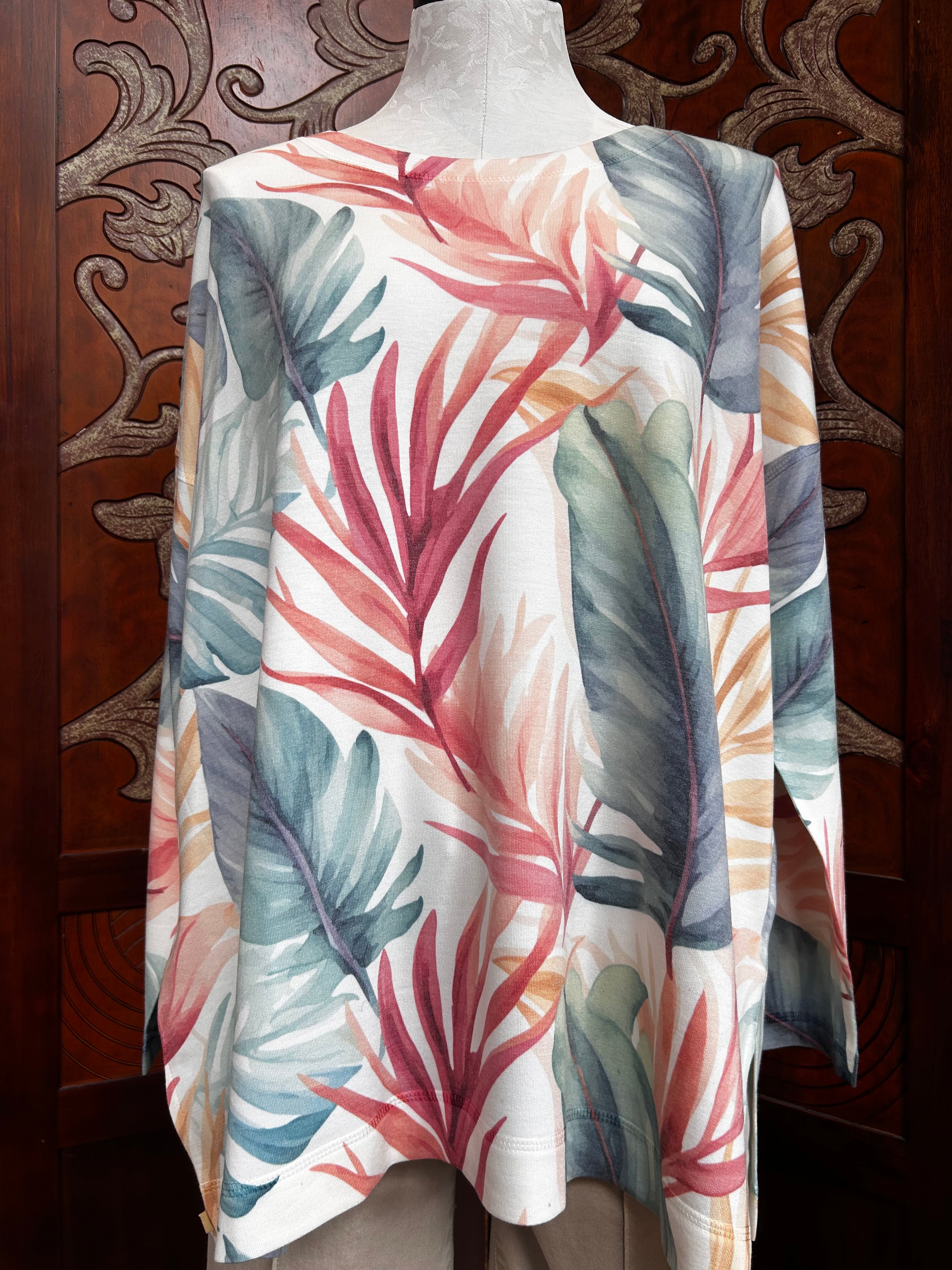 Nally & Millie shirt N308634B, french terry oversize
