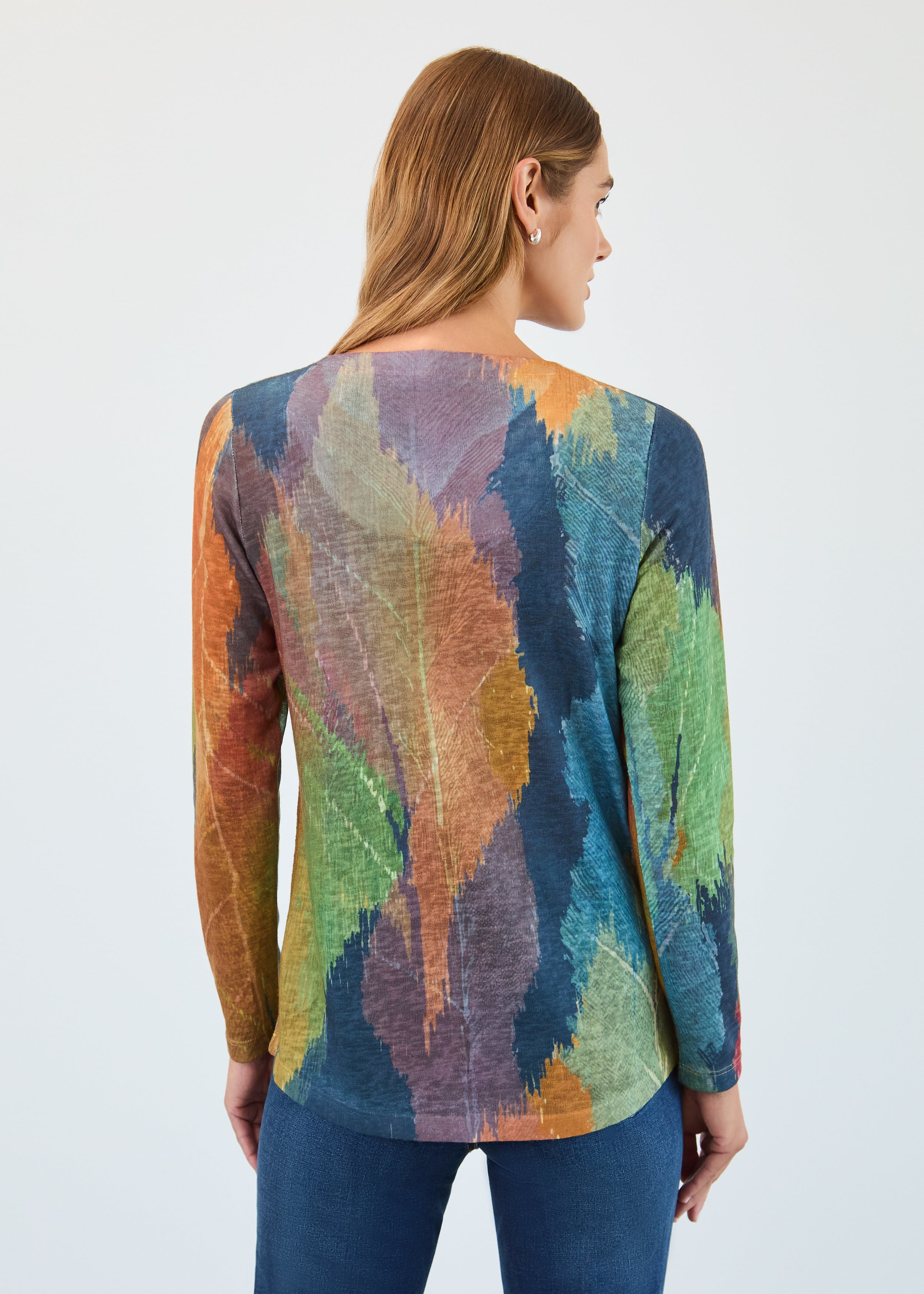 FDJ shirt 3089451, notch-neck long sleeve