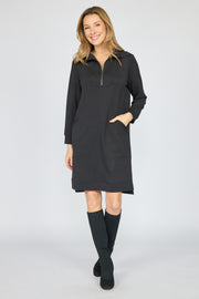 Olivia by Habitat dress 330605,  featherlux knit zip