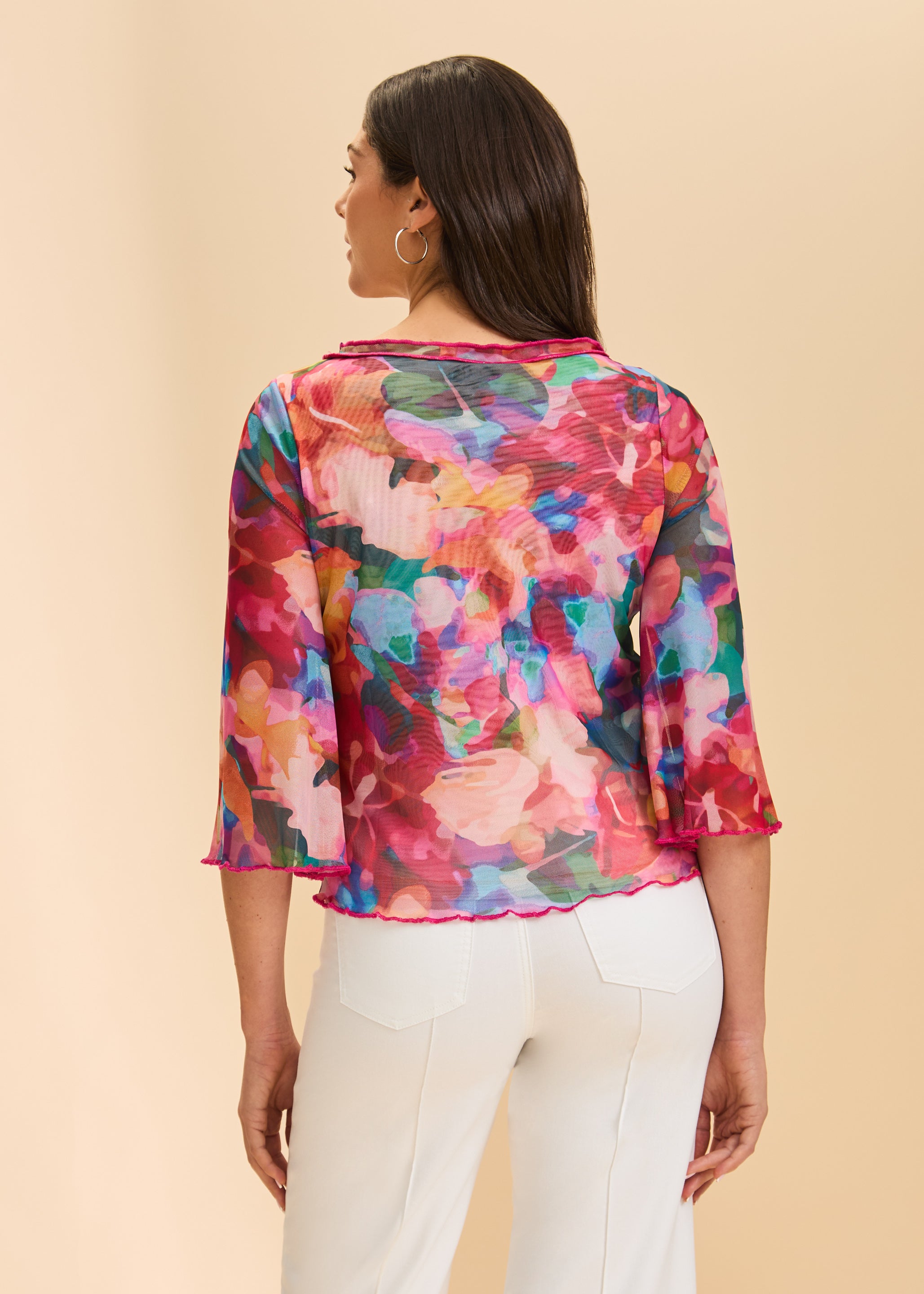 FDJ shirt 3980603, mesh bell sleeve