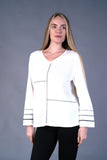 Camisa Shana 23698, polar con cuello alto liso OFERTA Tallas XS, XL