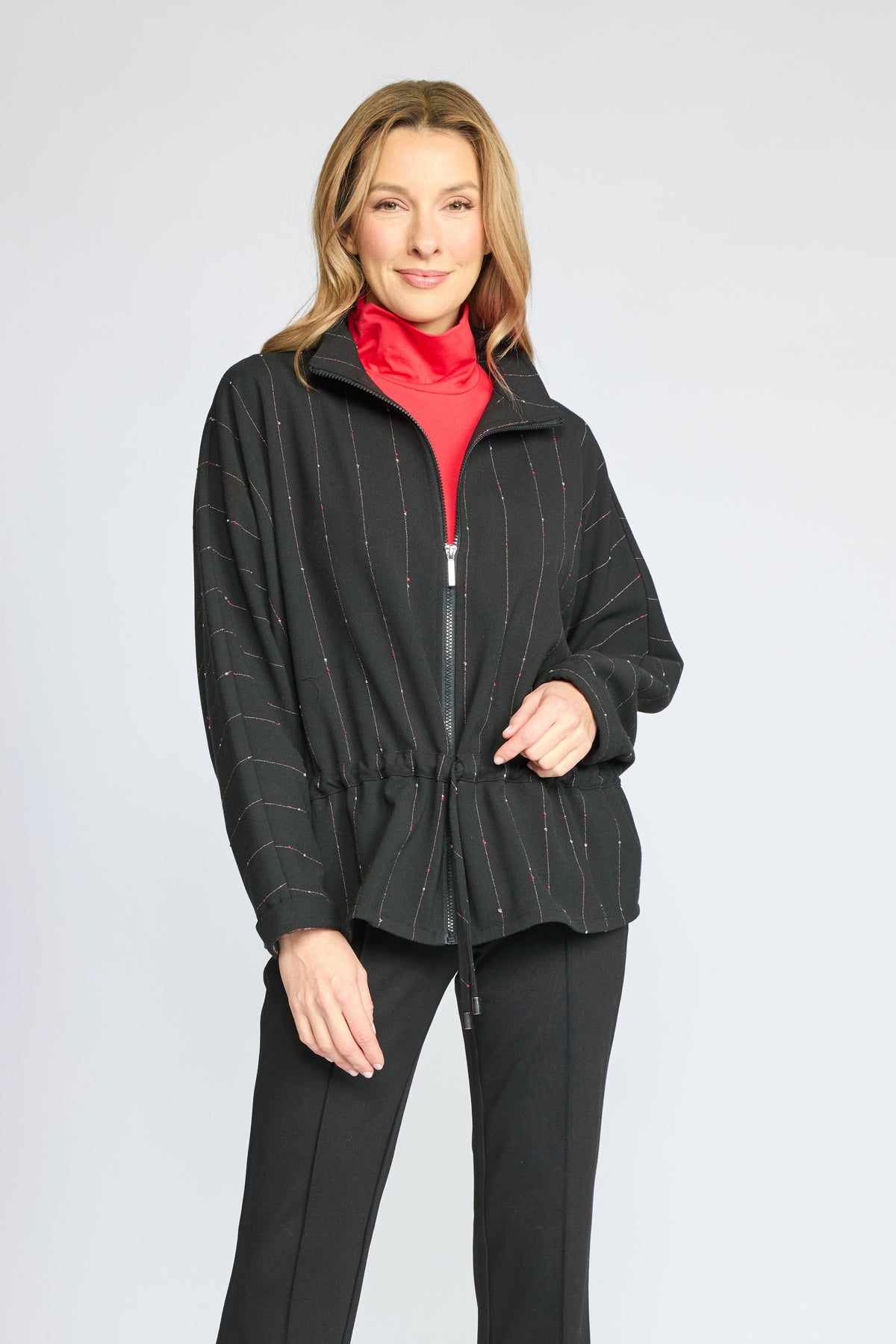 Olivia by Habitat jacket 410400, Jennifer pinstripe