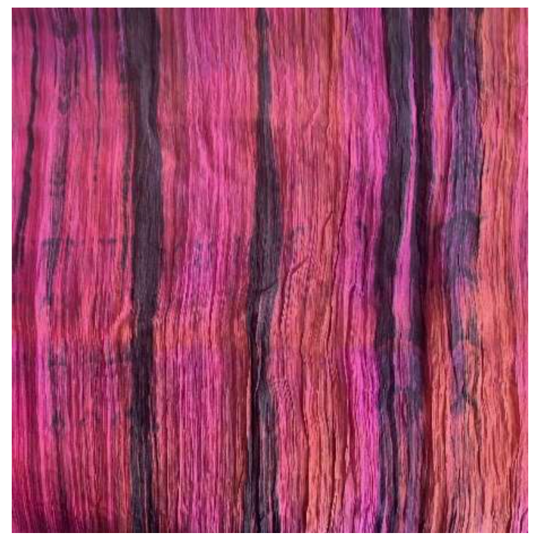 Lua scarf, watercolor silk