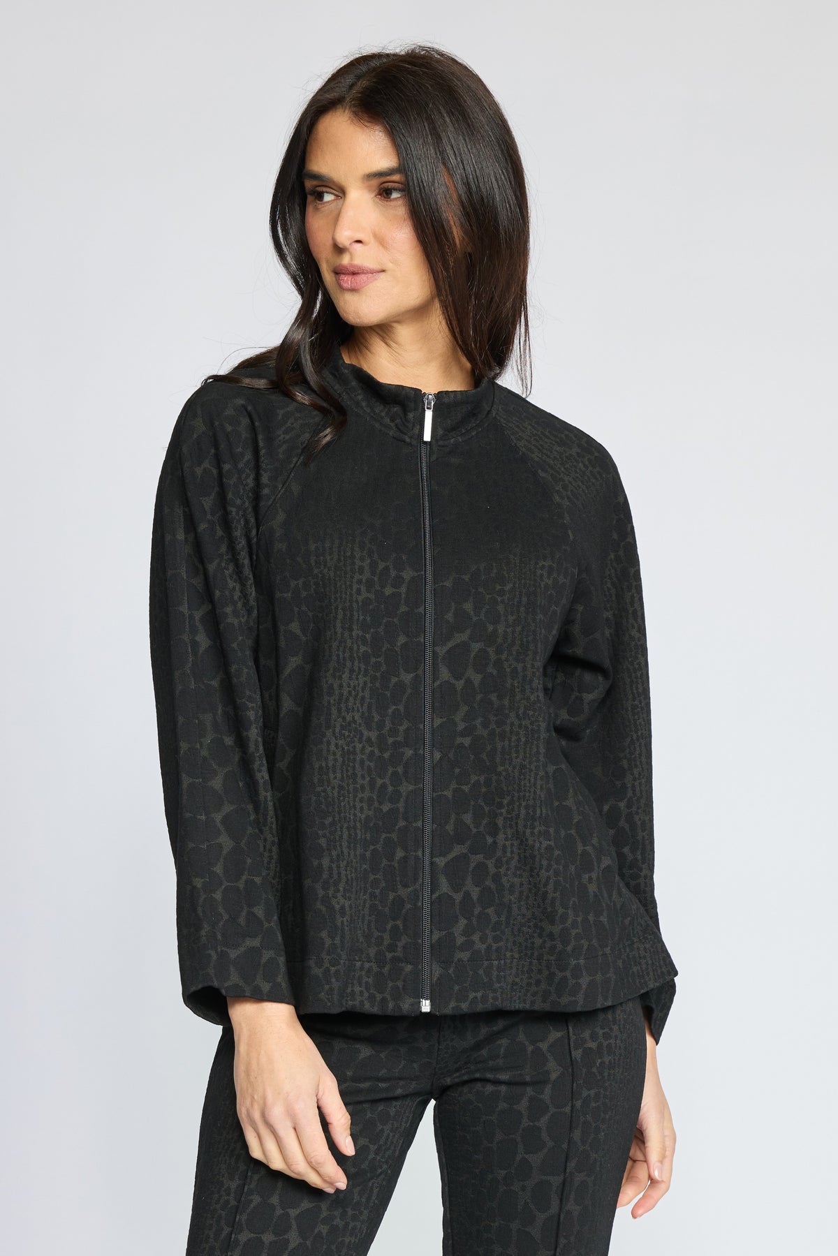 Olivia by Habitat jacket 461402, Wild at heart raglan