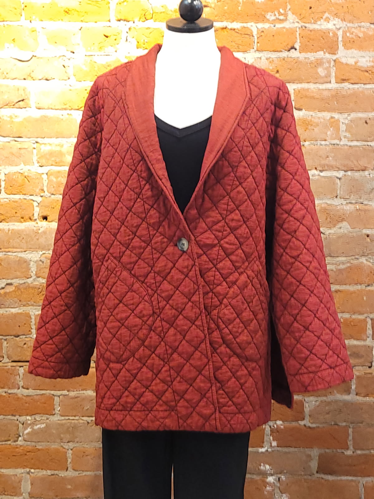 Cut Loose jacket, quilted Maraschino