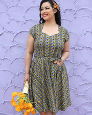 Effie's Heart Hedy dress, Monarch print