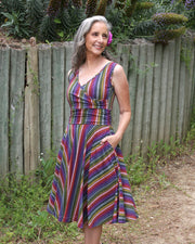 Effie's Heart Calistoga dress, Folk print