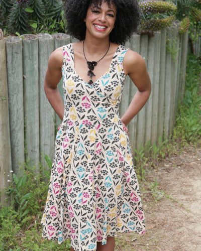 Effie's Heart Stargazing dress, Allium print