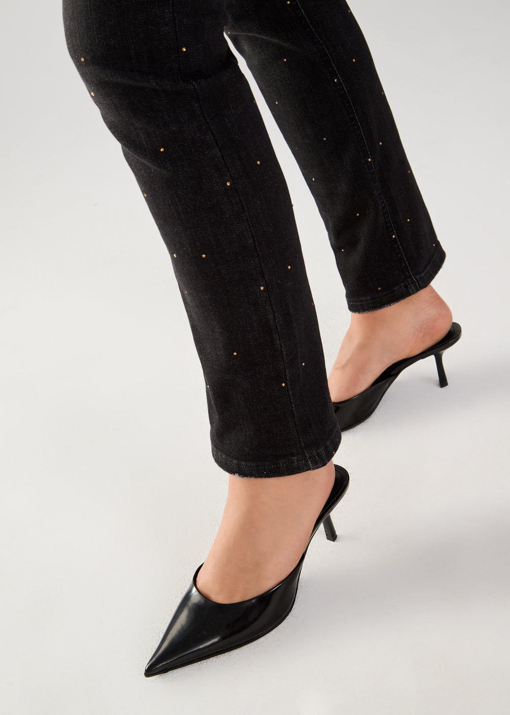 FDJ Suzanne straight jeans 6844872, bedazzled