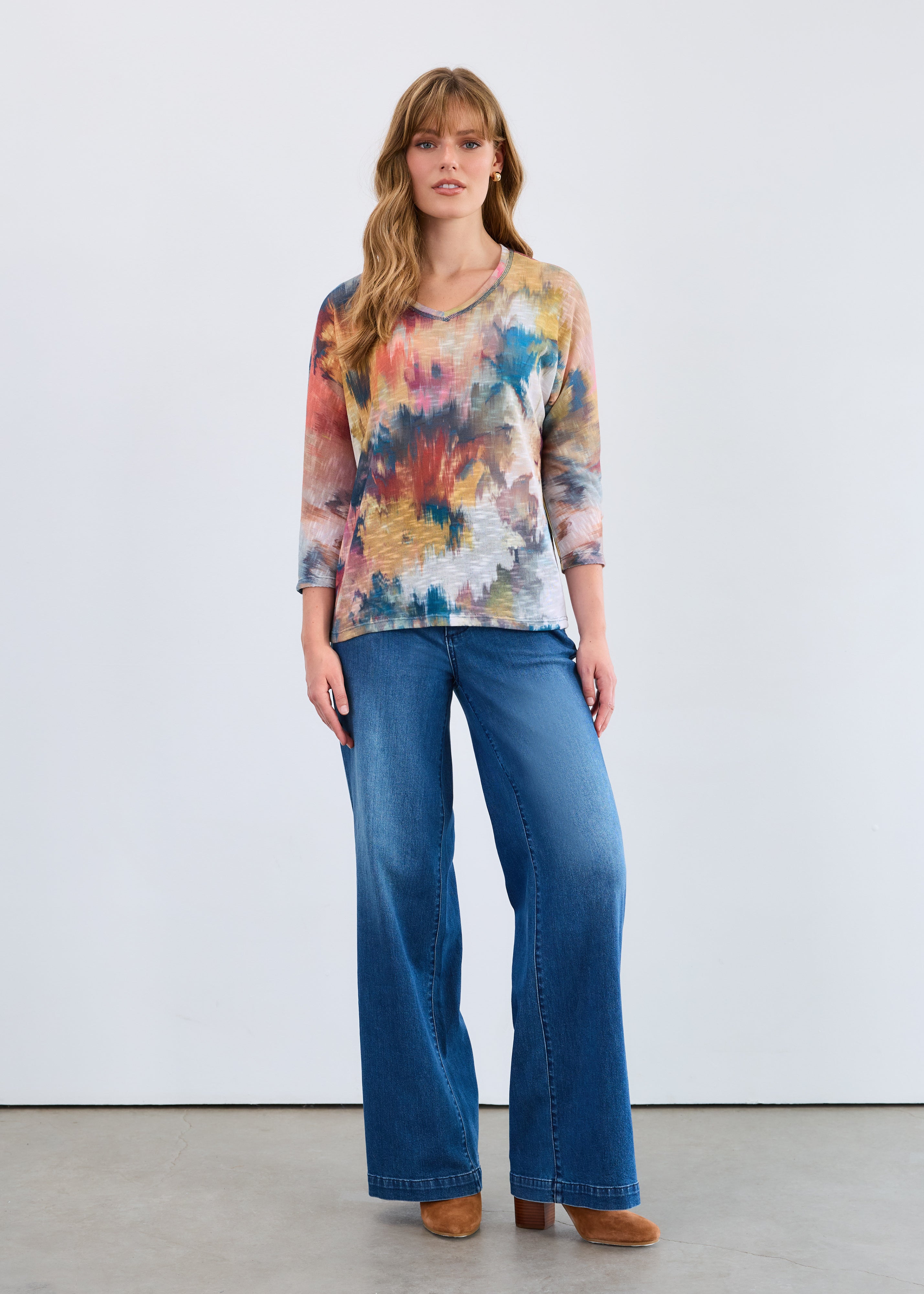 FDJ Suzanne wide leg jeans 6894843, trouser