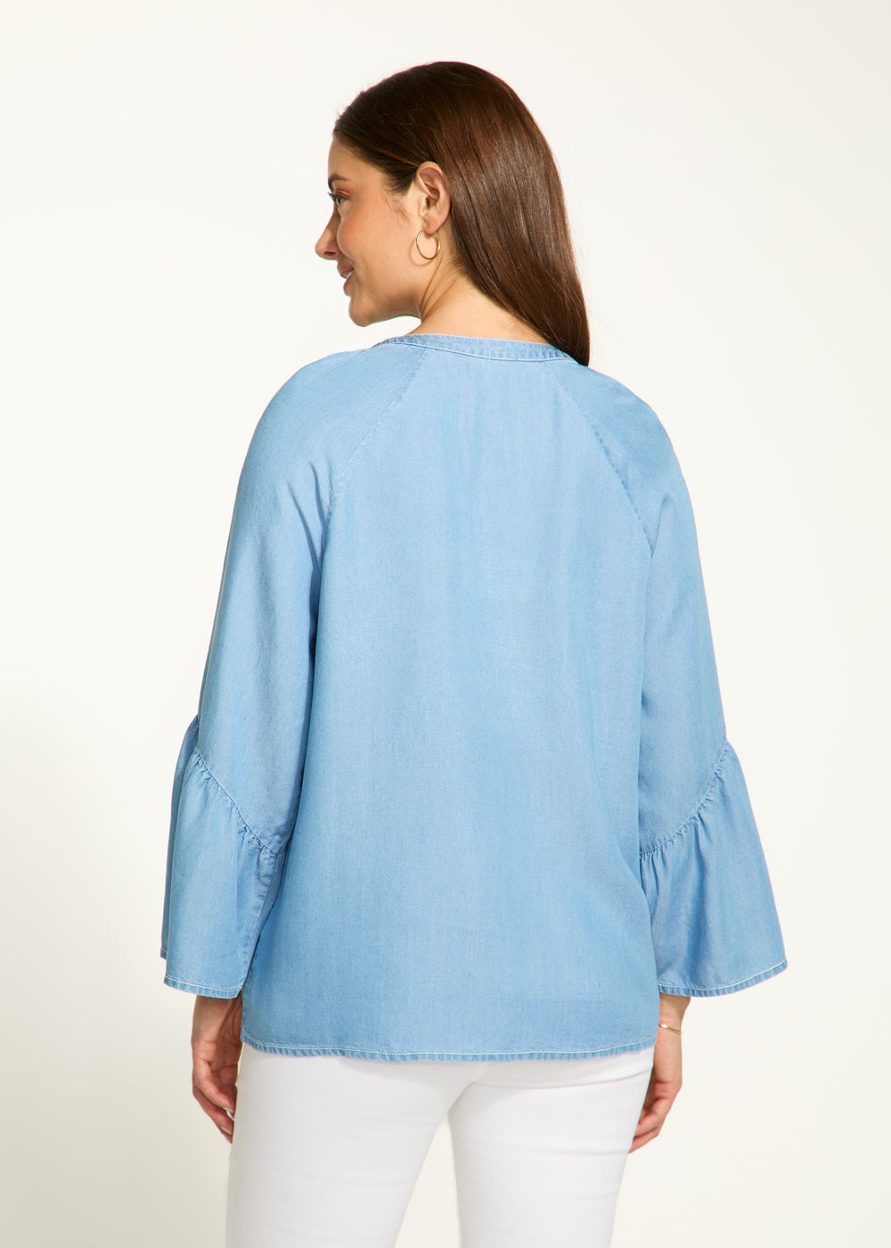 FDJ shirt 7051846, embroidered chambray