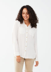 Camisa FDJ 7198985, botones delanteros viscosa