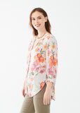 FDJ shirt 7225397, viscose floral button front SALE Size S