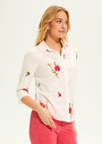 FDJ shirt 7443288, embroidered voile