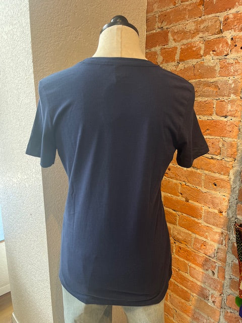 Marushka t-shirt, relaxed crewneck short-sleeve Egret