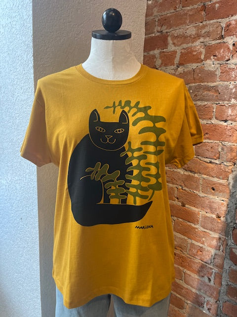 Marushka t-shirt, boyfriend Cat Fern