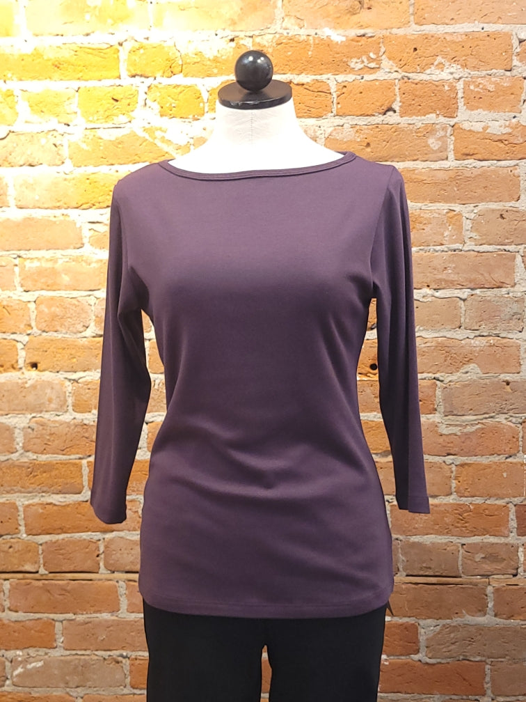 Camiseta Necessitees cuello barco manga 3/4 (5 colores)