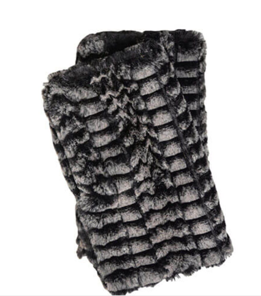 Pandemonium faux fur fingerless gloves (12+ colors)