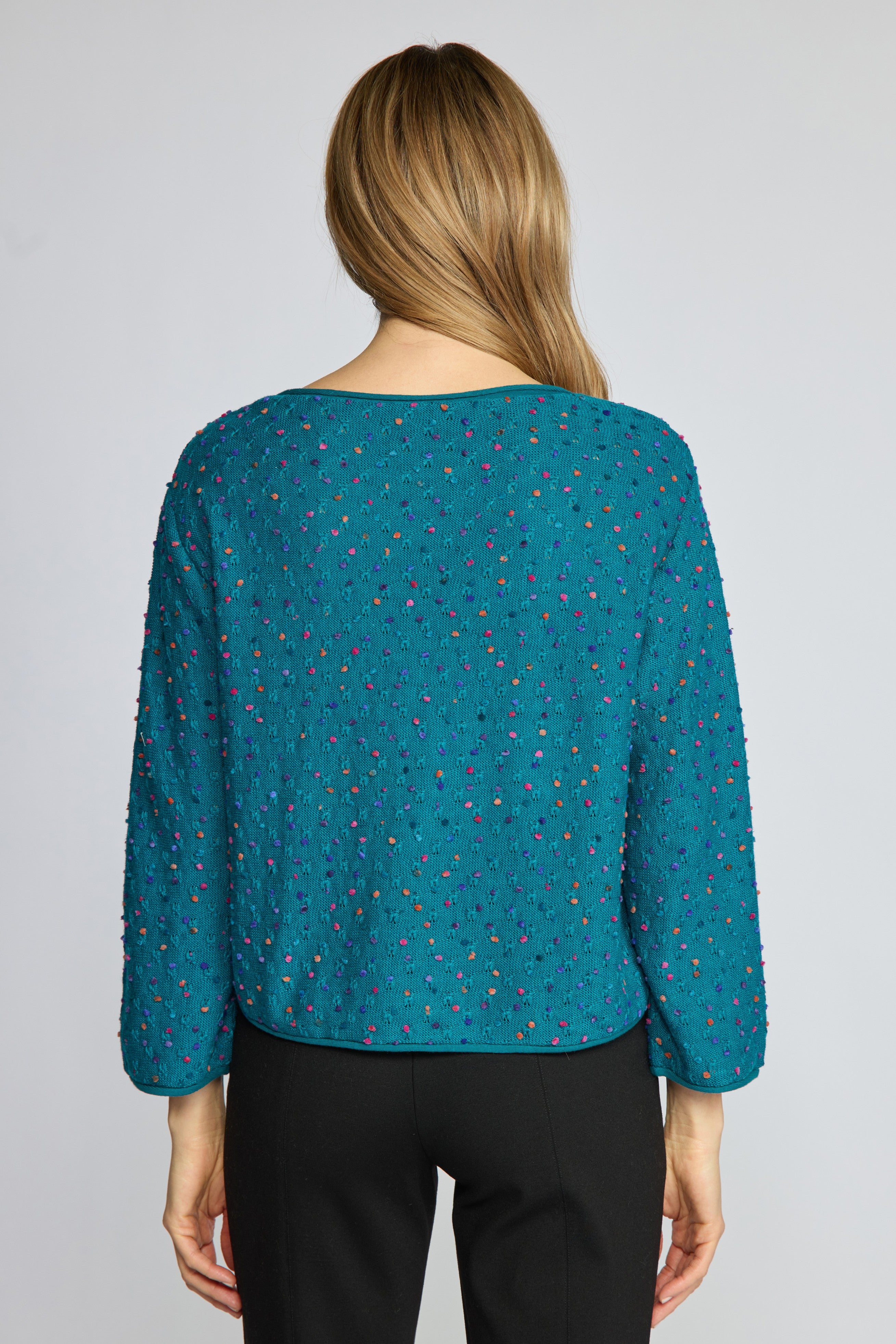 Olivia by Habitat sweater 961701, Confetti dot pullover