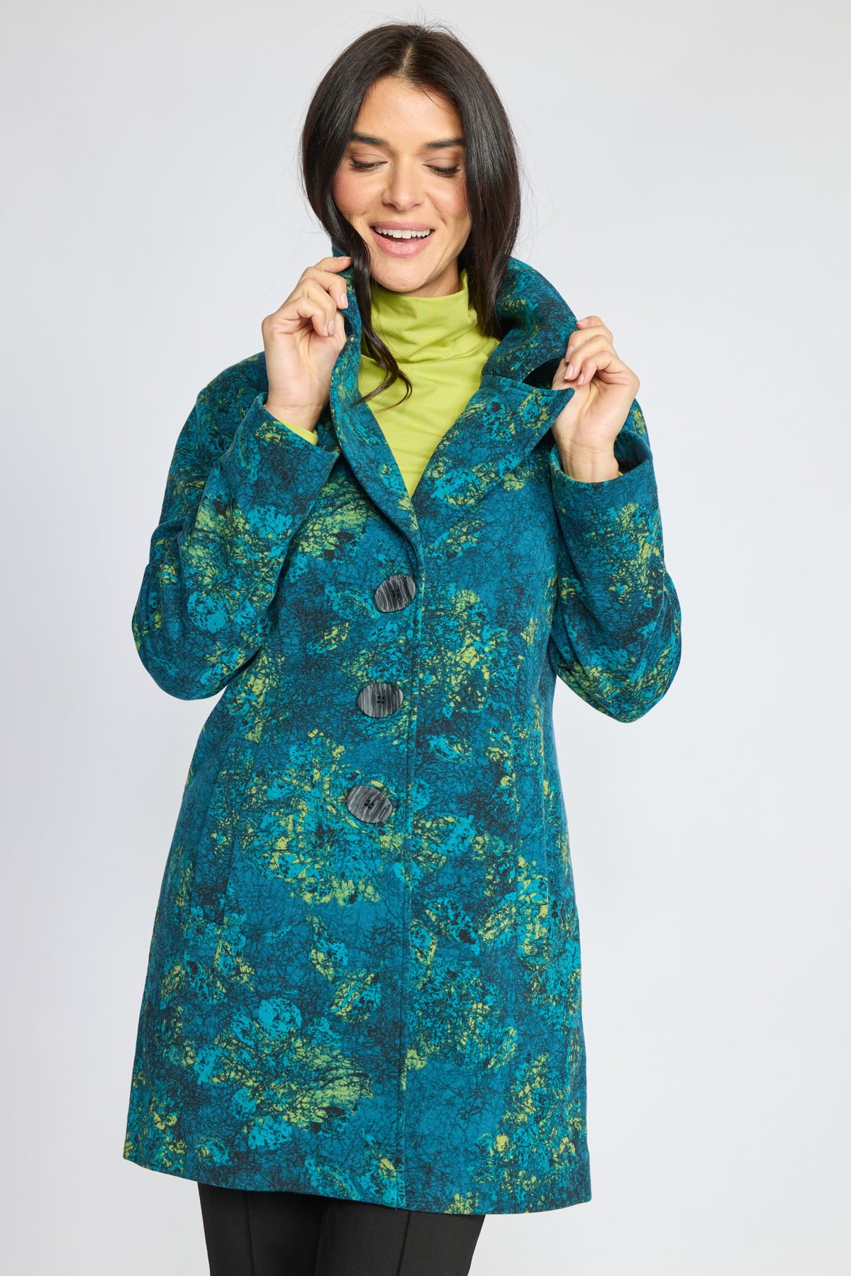 Olivia by Habitat coat 981427, stained glass fleece (2 colors)