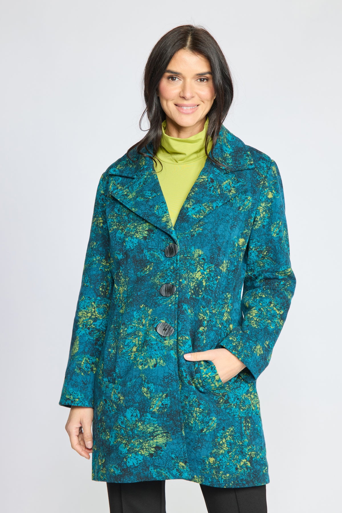 Olivia by Habitat coat 981427, stained glass fleece (2 colors)