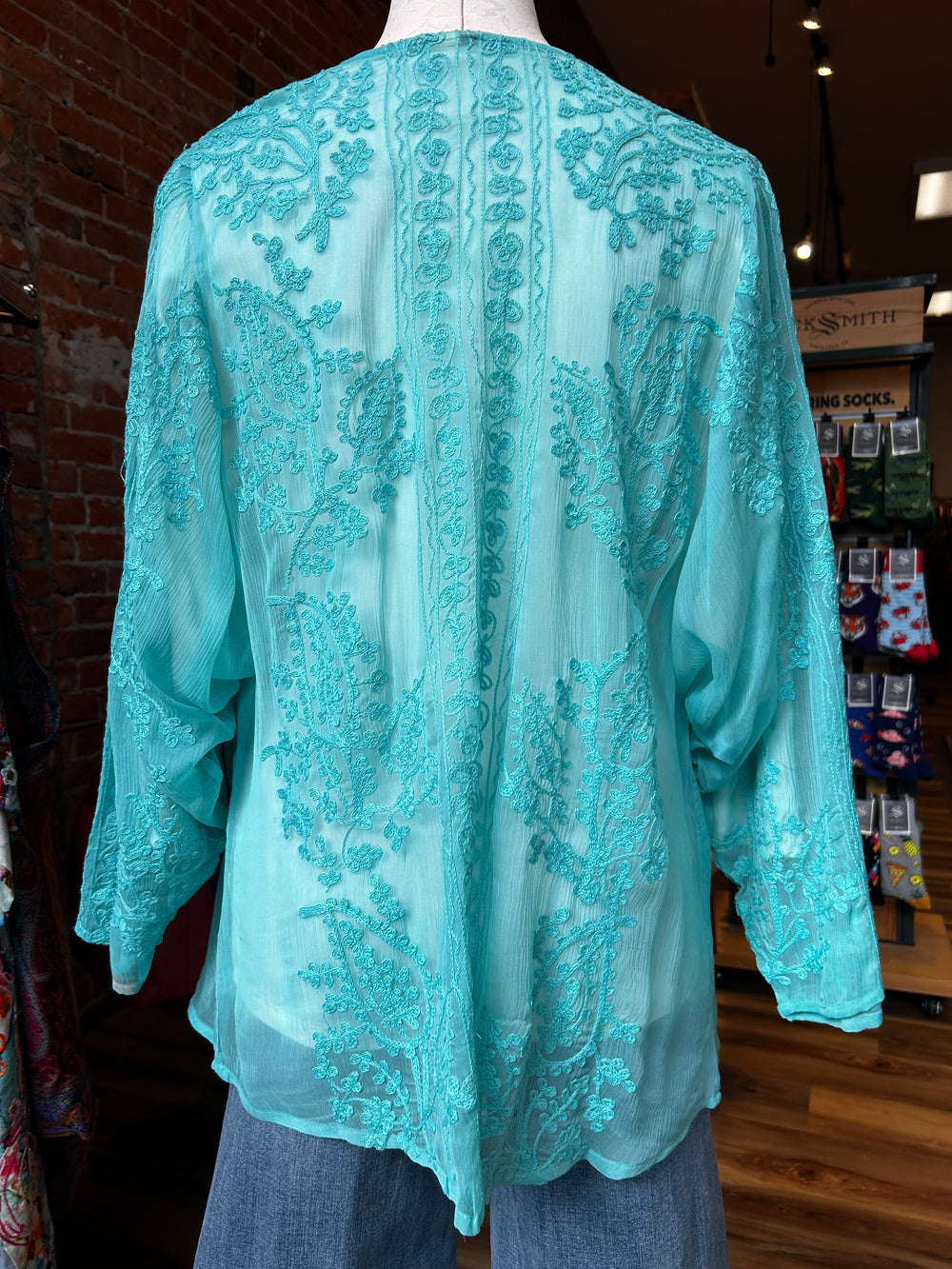 ANU Aqua embroidered jacket