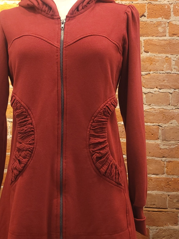 CMC hoodie jacket/coat 3187, long zip (6+ colors)