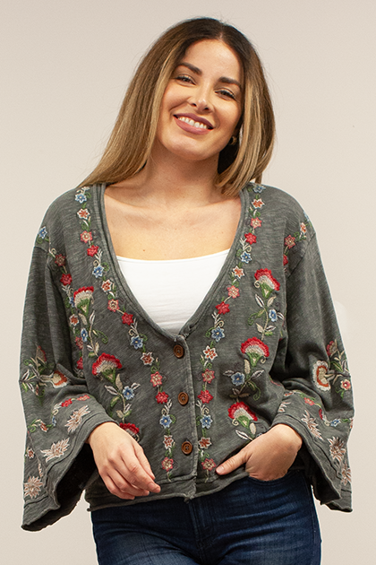 Caite Esvi jacket/coat, multicolor embroidery (2 colors)