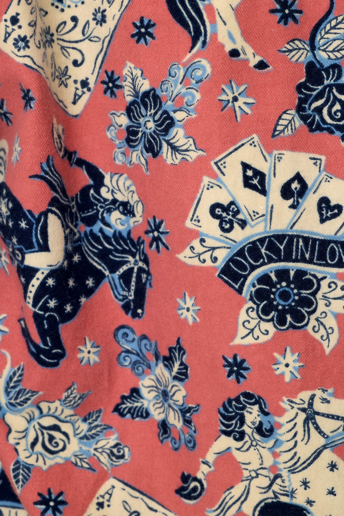 PJ Salvage pajamas, Lucky You flannel set