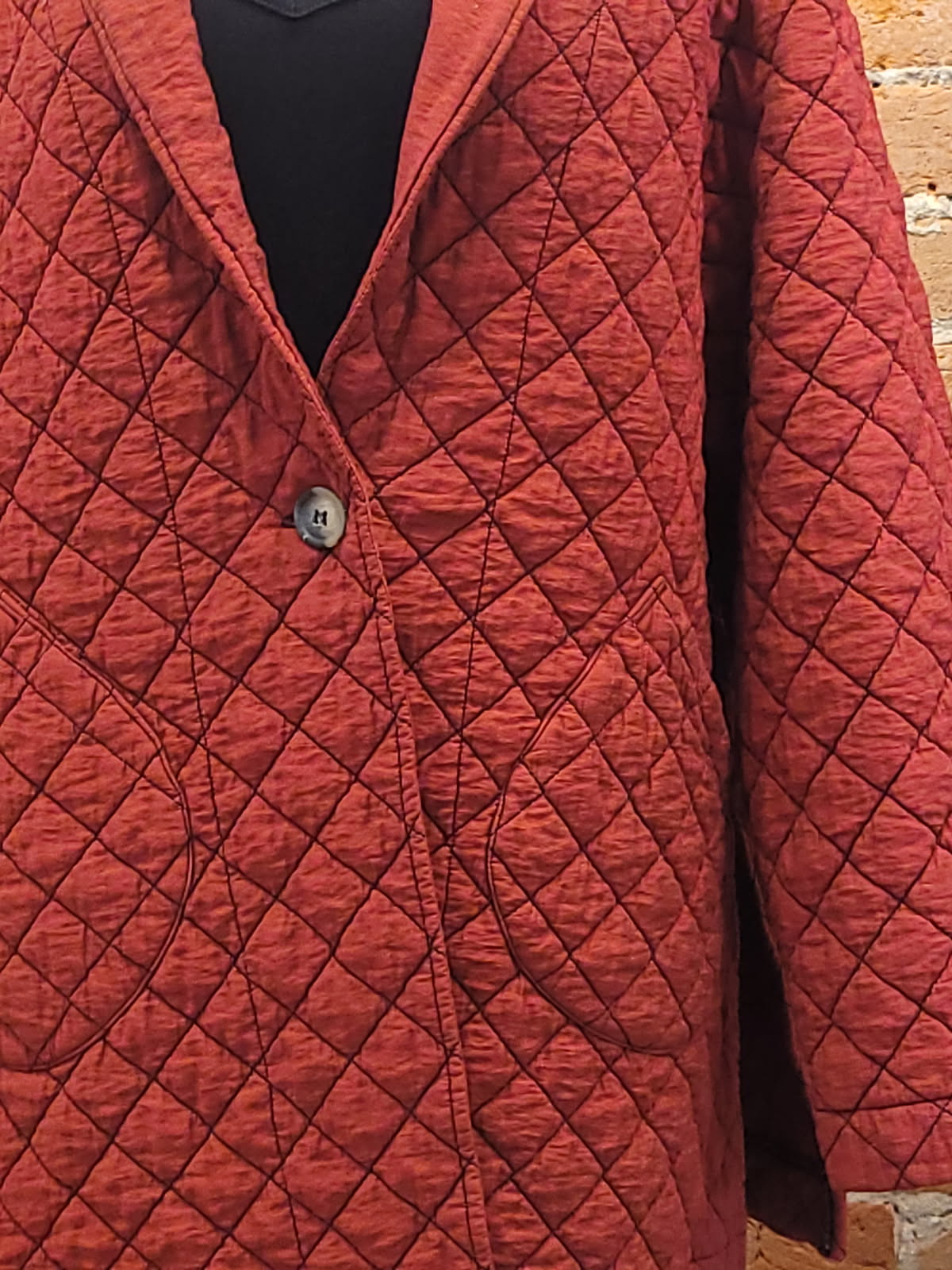 Cut Loose jacket, quilted Maraschino