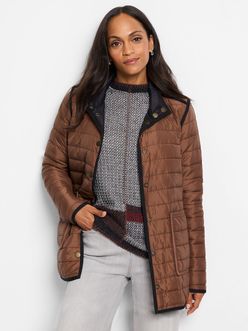 Nic + Zoe coat/jacket 241109, Allovette reversible puffer