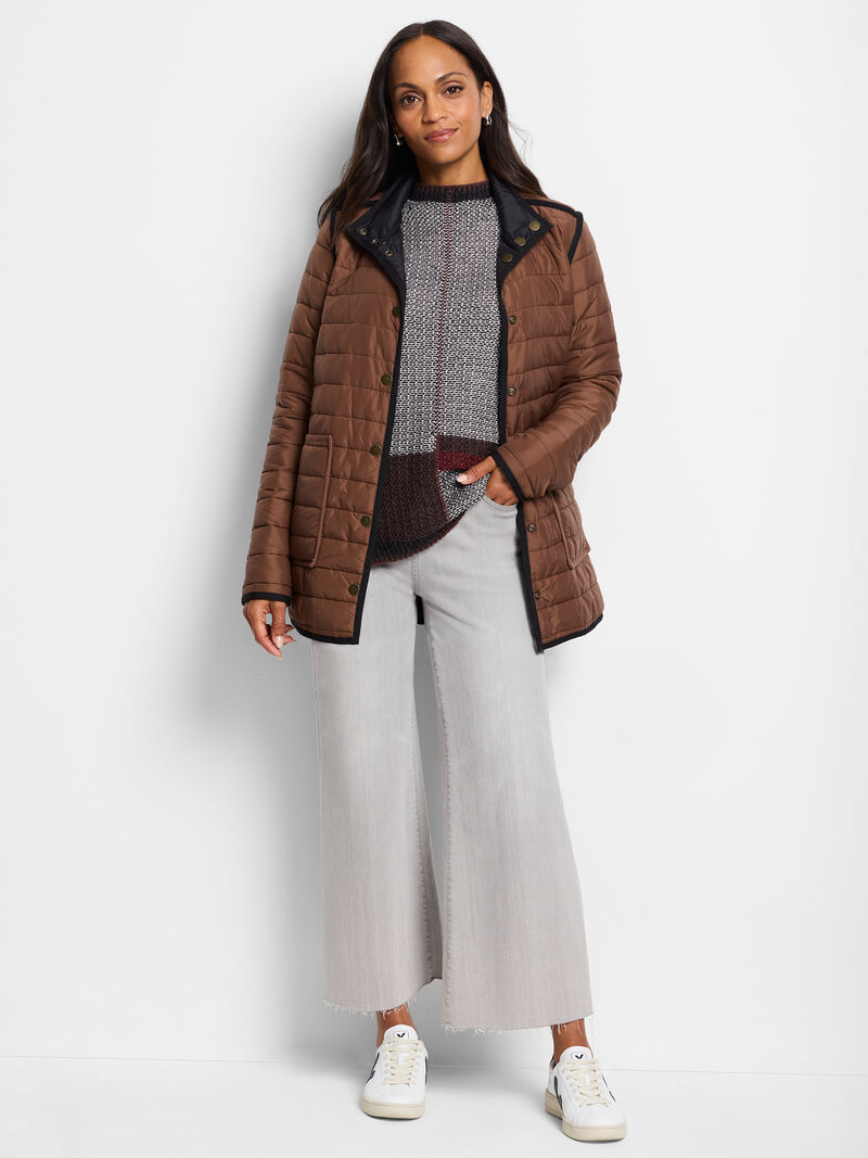 Nic + Zoe coat/jacket 241109, Allovette reversible puffer
