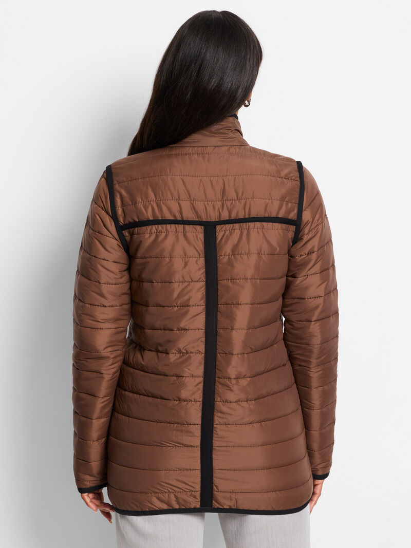 Nic + Zoe coat/jacket F241109, Allovette reversible puffer