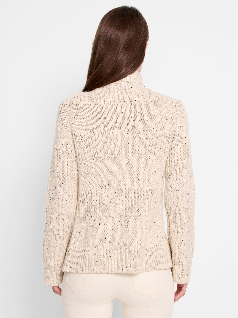 Nic + Zoe cardigan F241127, texture tweed